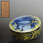 Antique Japanese Kiyomizu Rokubei VI Early Porcelain Box