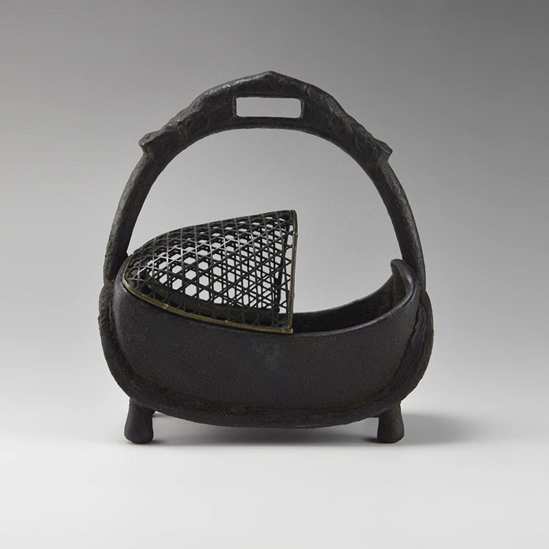 Edo p. Iron Tsuri-Koro Hanging Incense Burner