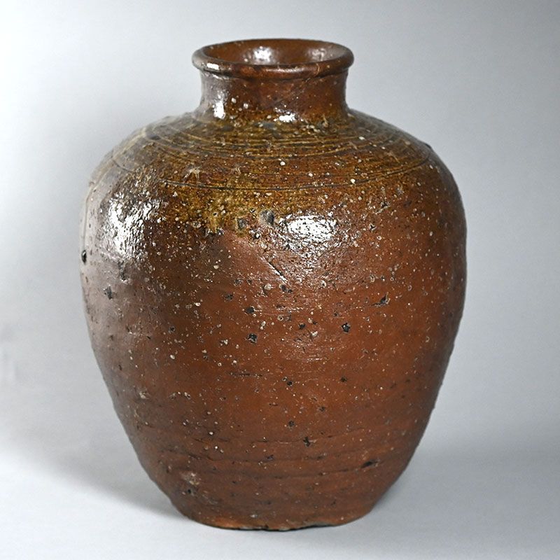 Spectacular Early Edo period Shigaraki Pottery Tsubo