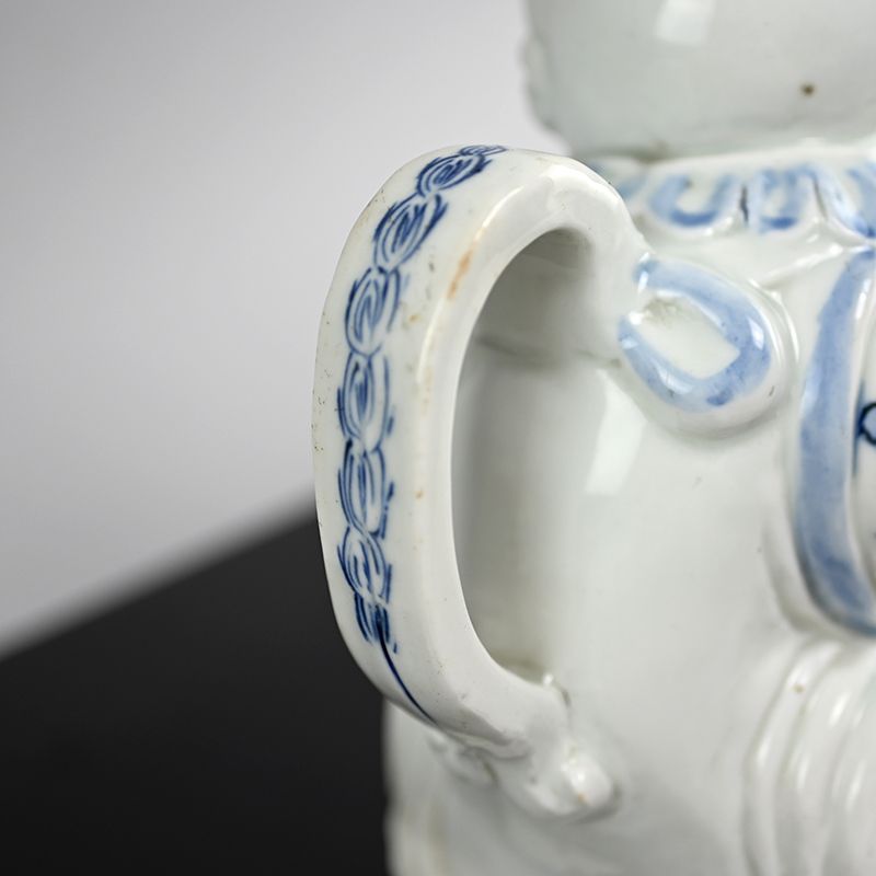 Antique Imari Porcelain Sake-Ewer, Boy on Horse