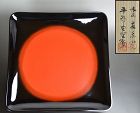 Exquisite Akebono Lacquer Tray, Day Break