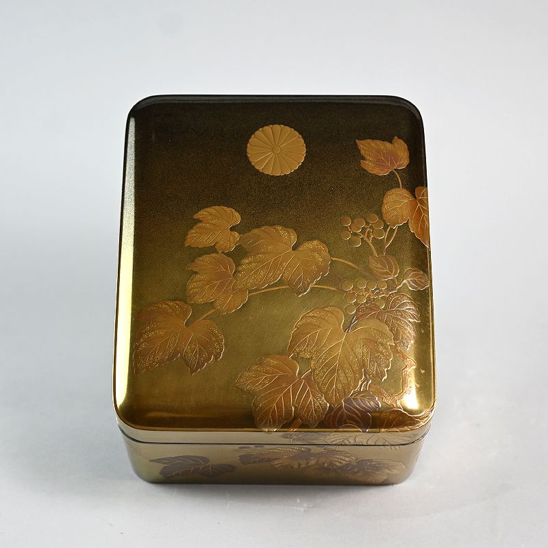 Antique Japanese Lacquered Imperial Gift Box