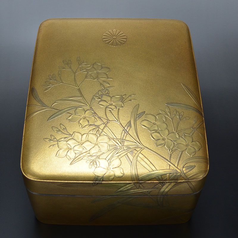 Antique Japanese Imperial Lacquer Gift Box