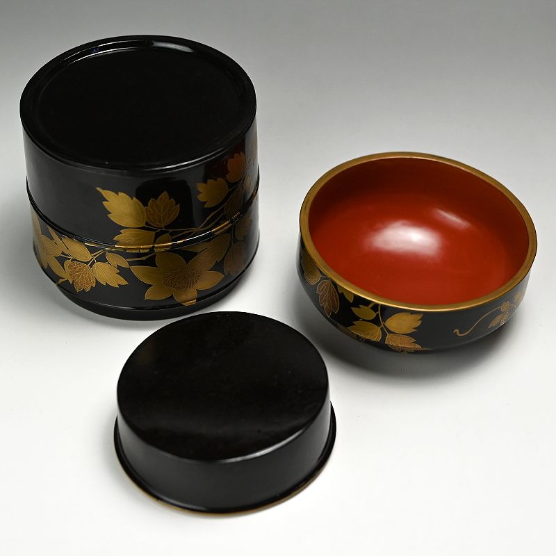 Antique Japanese Lacquer Container