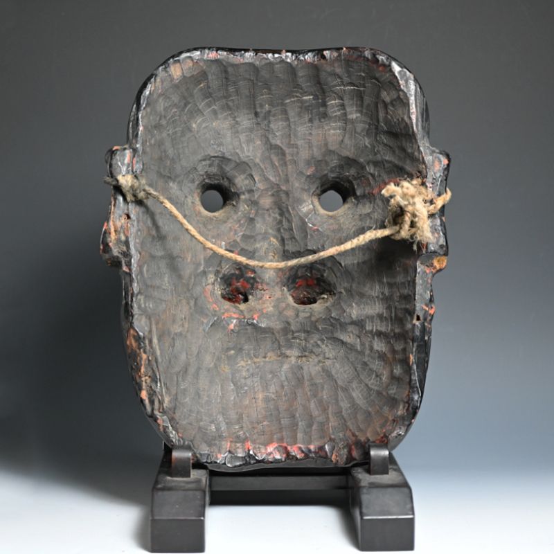 Large Antique Japanese Edo period God Mask