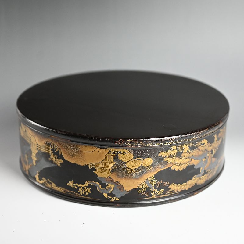 Ancient Japanese Lacquer Tray