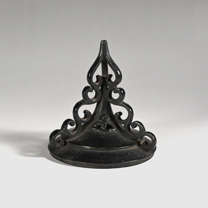 Antique Japanese Hoju Shaped Bronze Koro Incense Burner