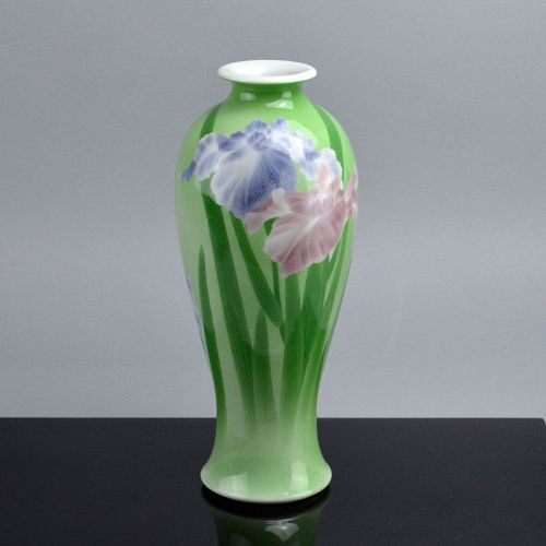 Yukasai Floral Vase by Miyagawa (Makuzu) Kozan