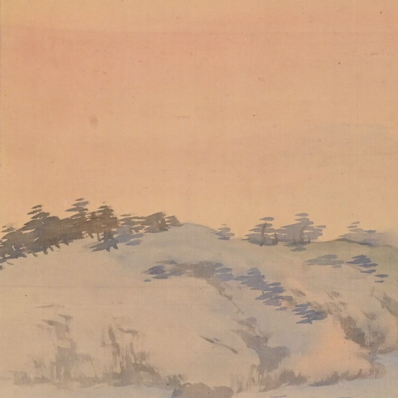 Early Painting, Sunset by Shirakura Niho