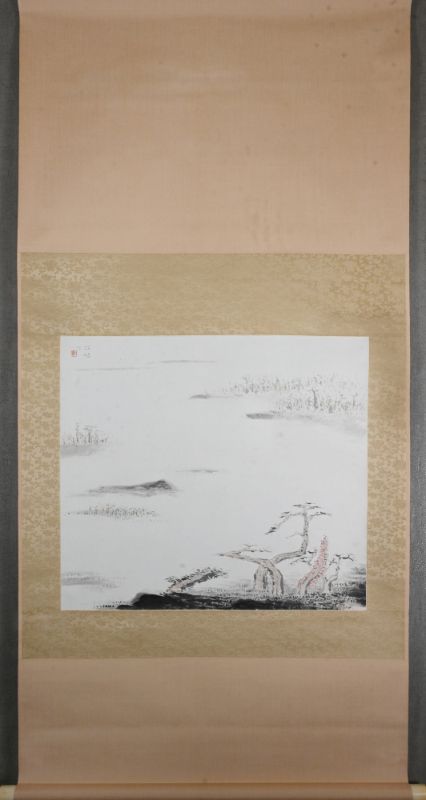 Important Set of 4 Scrolls by Shirakura Niho, Exhibited 1936