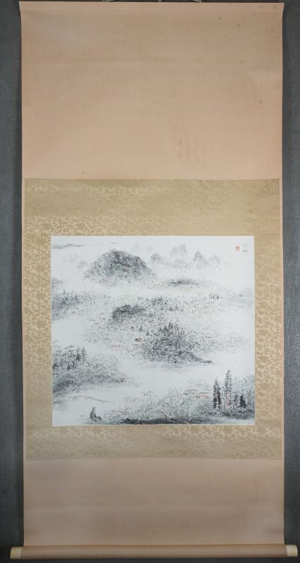 Important Set of 4 Scrolls by Shirakura Niho, Exhibited 1936