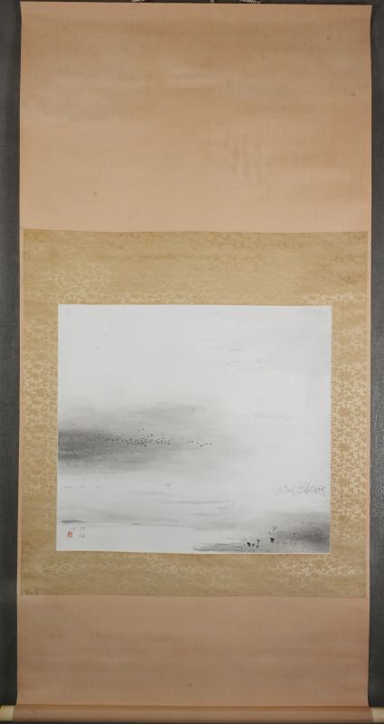Important Set of 4 Scrolls by Shirakura Niho, Exhibited 1936