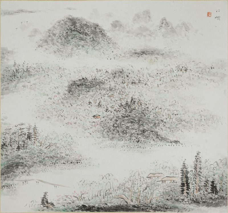 Important Set of 4 Scrolls by Shirakura Niho, Exhibited 1936