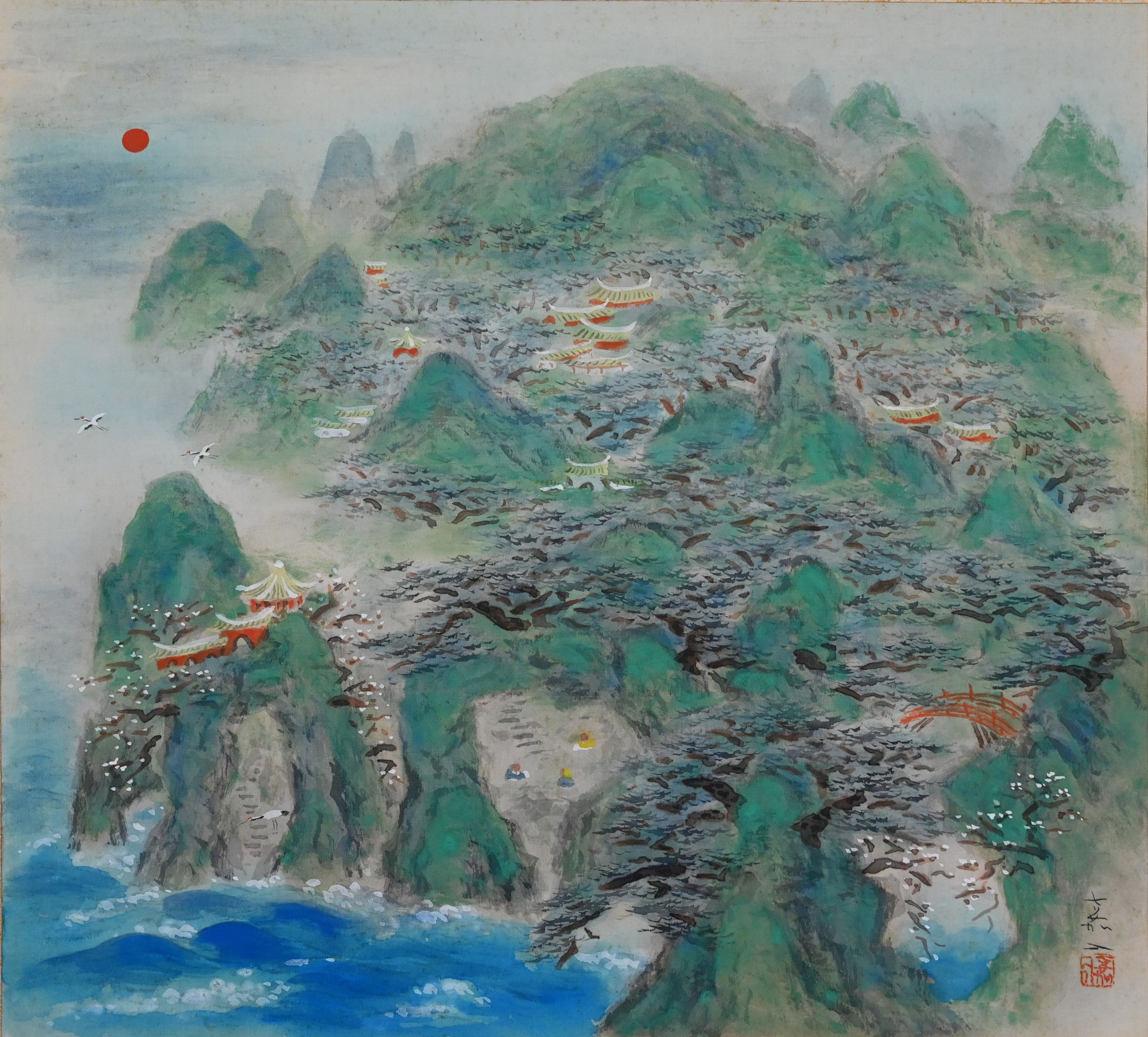 Horai, Island of the Sages by Shirakura Niho