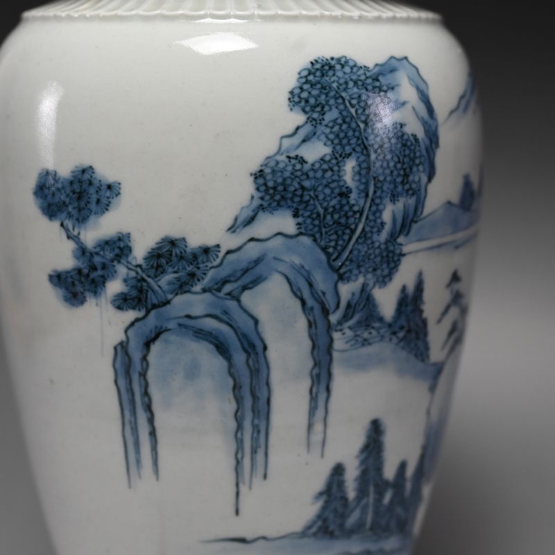 Fine19th c. Hirado Style Porcelain Vase