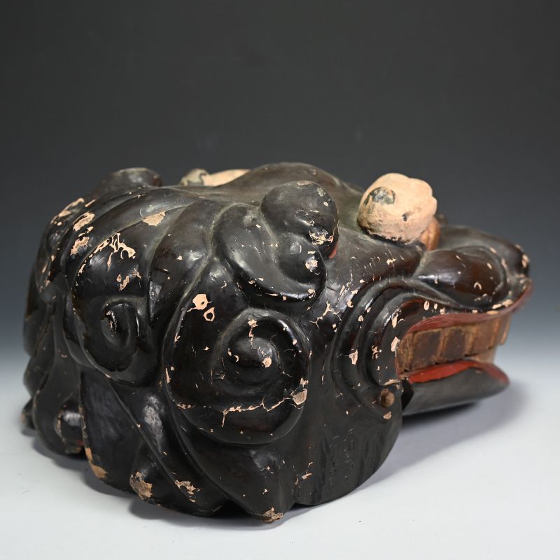 18th c. Japanese Shishi Lion Dance Mask