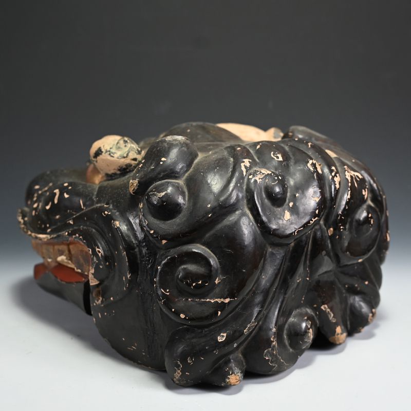 18th c. Japanese Shishi Lion Dance Mask