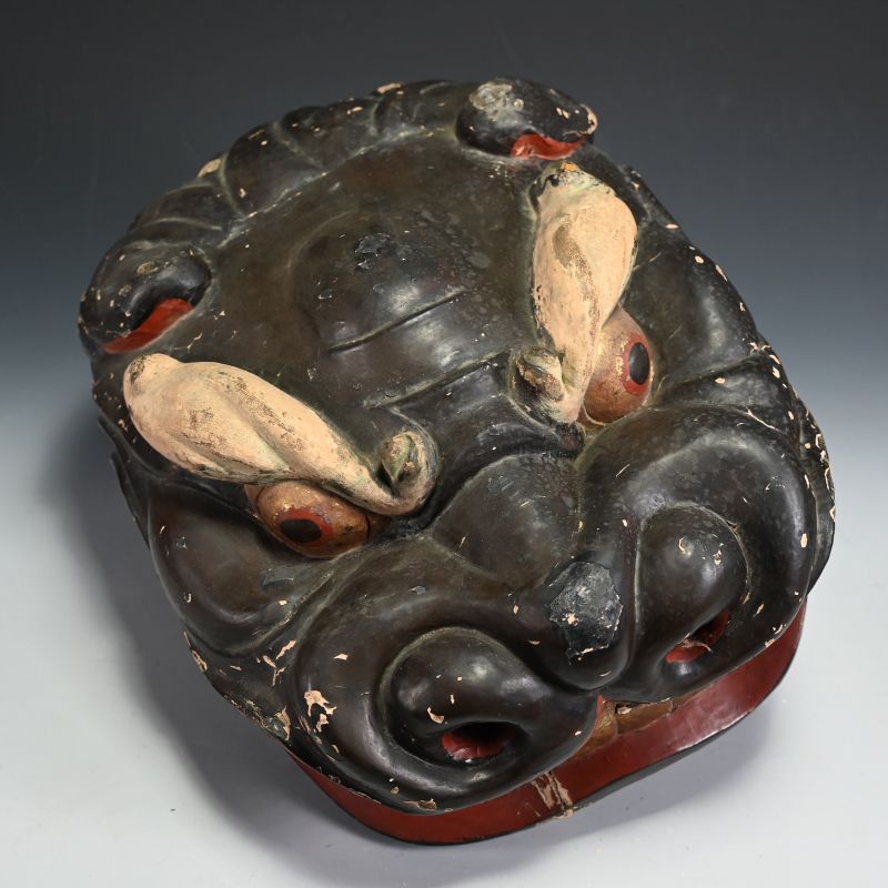 18th c. Japanese Shishi Lion Dance Mask