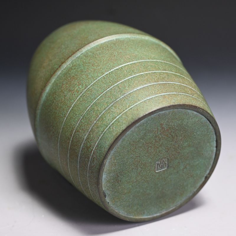 Seidou Vase “Shajiku” By Hasuda Syugorou