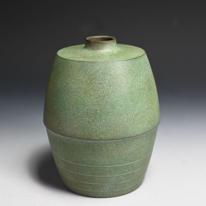 Seidou Vase “Shajiku” By Hasuda Syugorou