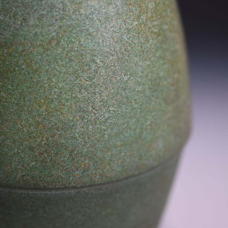 Seidou Vase “Shajiku” By Hasuda Syugorou