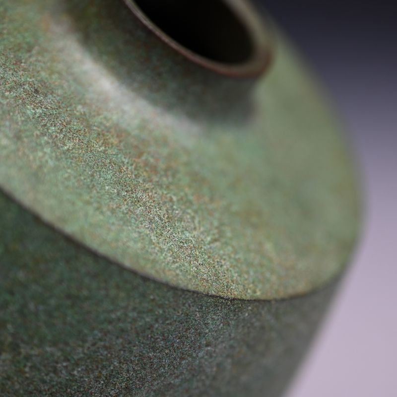 Seidou Vase “Shajiku” By Hasuda Syugorou