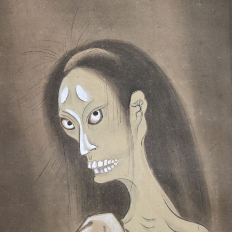 The Horror! Antique Japanese Ghost Scroll