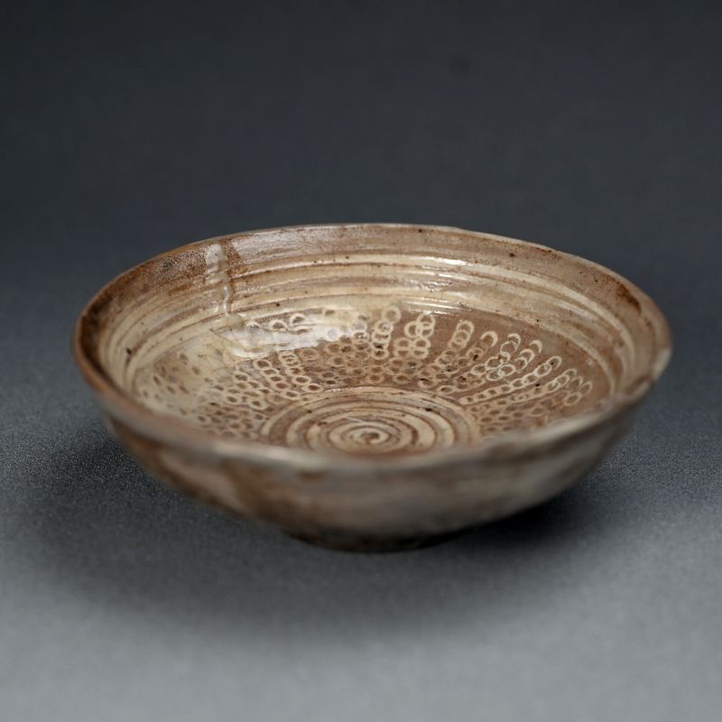 Edo p. Japanese Mishima Yaki Chawan Tea Bowl from Izumo