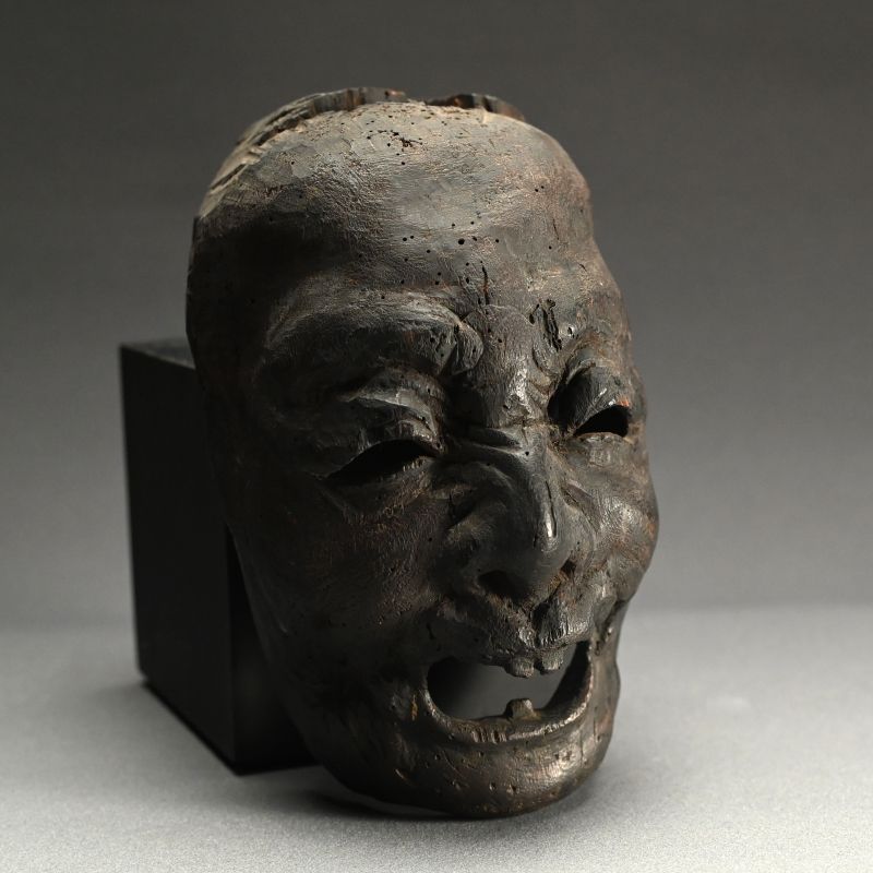 The Scariest Antique Japanese Mask Ever!