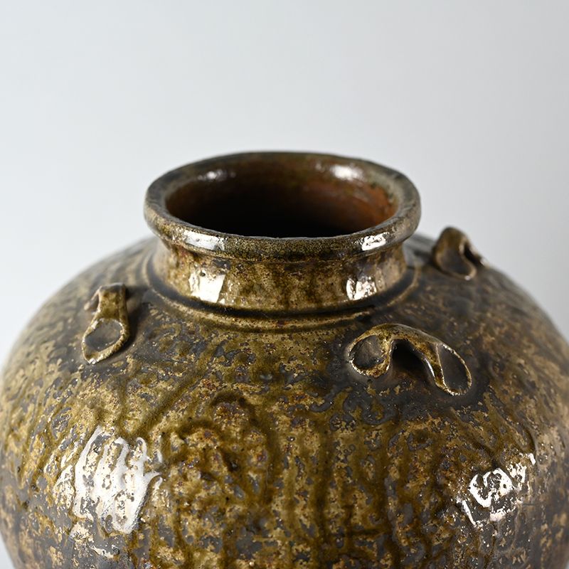 Edo period Tamba Chatsubo Tea Leaf Storage Jar