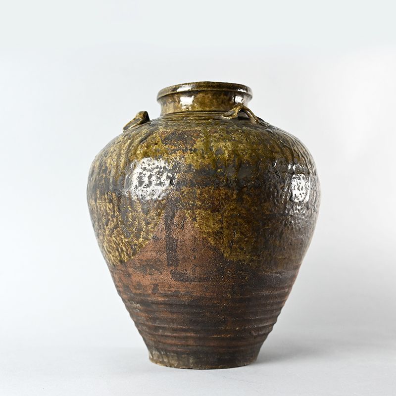 Edo period Tamba Chatsubo Tea Leaf Storage Jar