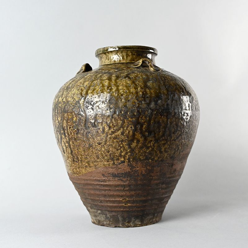 Edo period Tamba Chatsubo Tea Leaf Storage Jar