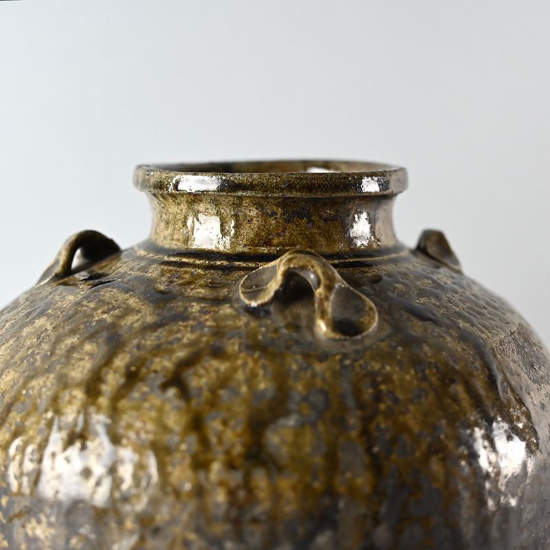 Edo period Tamba Chatsubo Tea Leaf Storage Jar