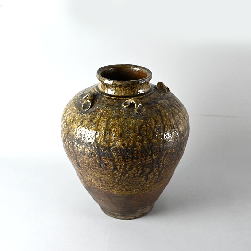 Edo period Tamba Chatsubo Tea Leaf Storage Jar