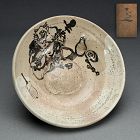 Drunken Oni Devil, Bowl by Kiyomizu Roikubei V & Nakajima Kaho