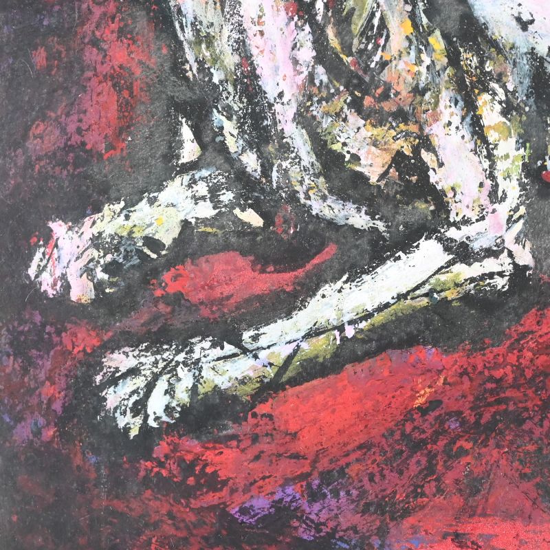 Nihonga Cat Painting by Nomura Seiroku