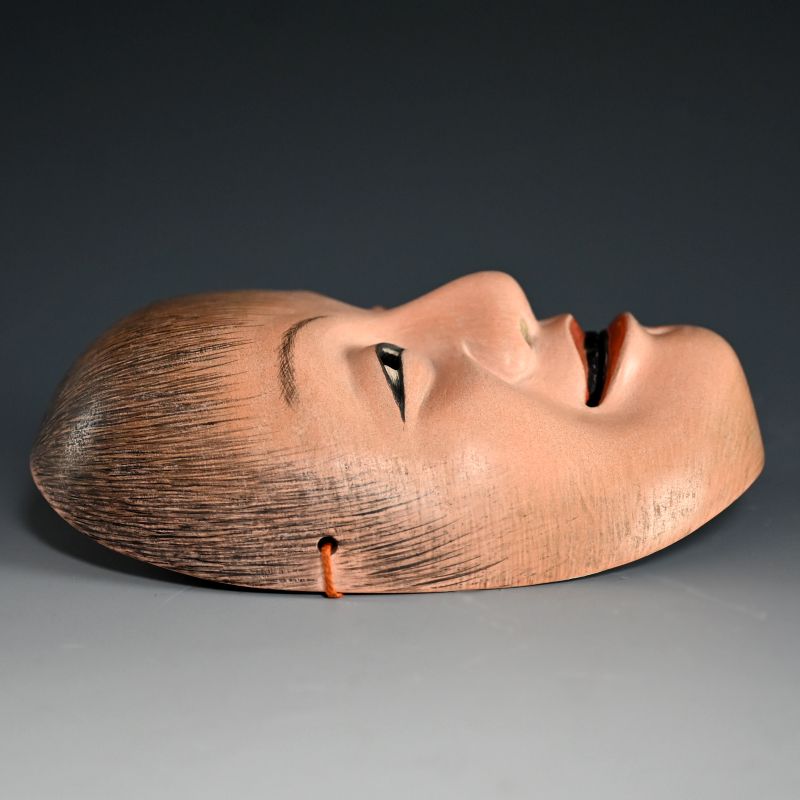 Otoko Noh Mask named “DOUJI” which means child