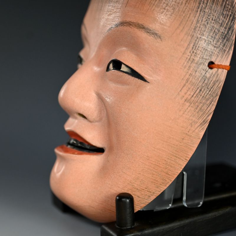 Otoko Noh Mask named “DOUJI” which means child