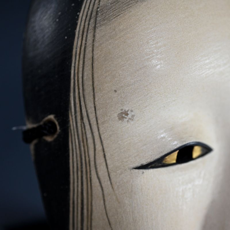 Traditional Japanese Female Noh Mask, “DEIGAN”