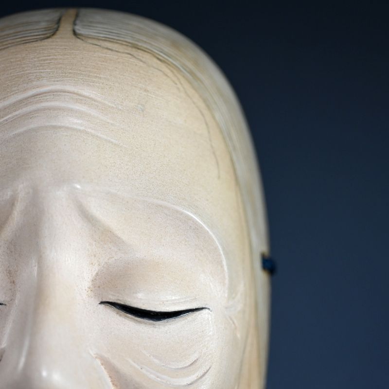 Onna Noh Mask named “UBA” which means an old woman.