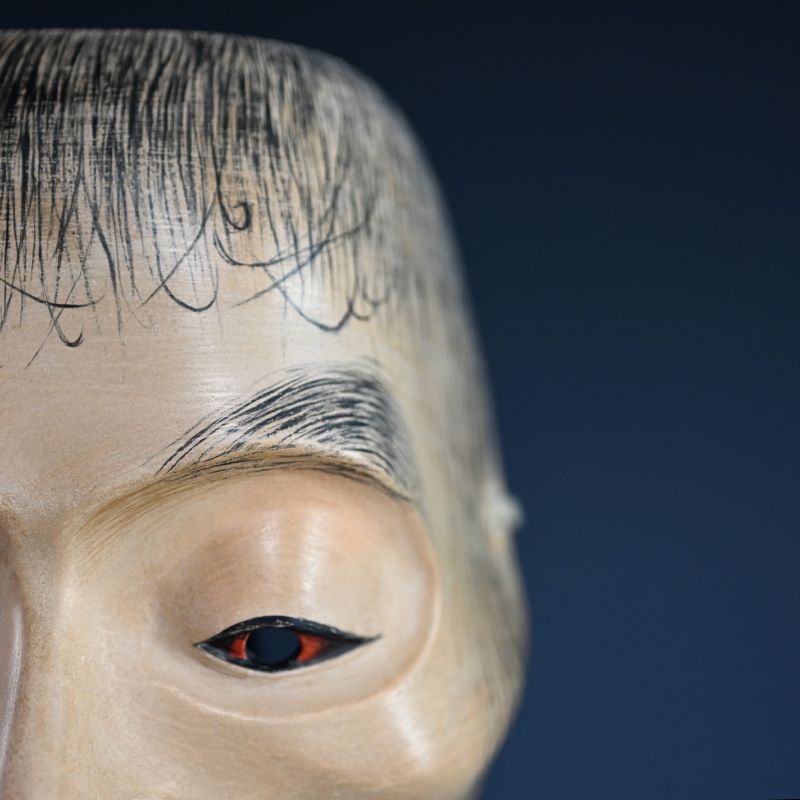 He Who Died Young Japanese Noh Mask “HATACHI-AMARI”