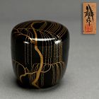 Lacquer Natsume, Weeping Willow by Suzutani Tetsugoro