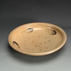 Antique Japanese Seto Uma-no-me Ishizara Plate