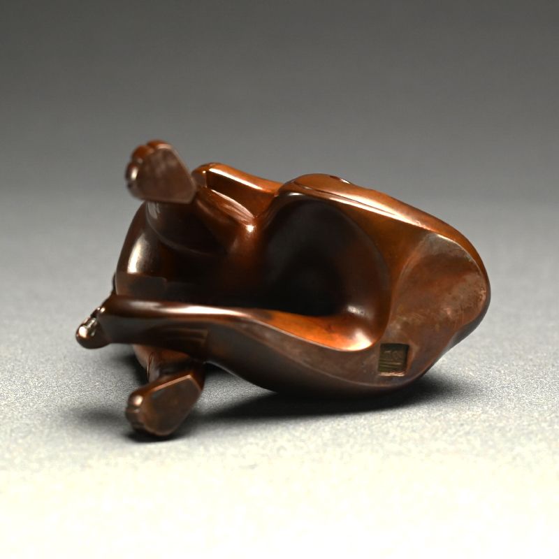 Shishi Lion Bronze Koro Incense Burner by Hasuda Shugoro