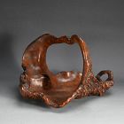 Beautiful Antique Japanese Root-Wood Basket A