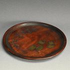 Wooden Tray, Beans by Yabe Takayoshi & Shimizu Hian