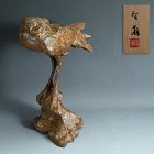 Dry lacquer bird by Banura Yuji