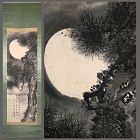 Moon in Pine by Fukuda Kodojin 1923