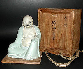 MEIJI Japanese SEIJI BUDDHIST IMAGE, RAKAN