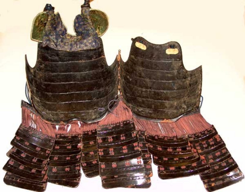 17th century Japanese SAMURAI ARMOR w/ CROSS